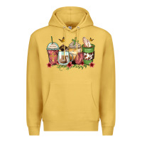 Antique Gold faith coffee cups Premium Hoodie - Zillion Design Studio