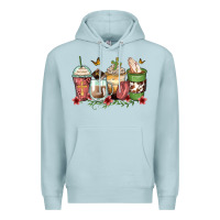 Blue Mist faith coffee cups Premium Hoodie - Zillion Design Studio