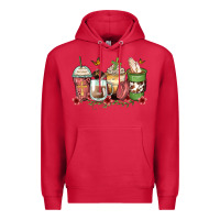 Cardinal faith coffee cups Premium Hoodie - Zillion Design Studio