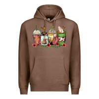 Chestnut faith coffee cups Premium Hoodie - Zillion Design Studio