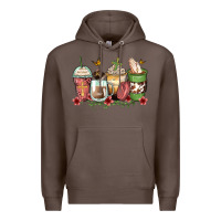 Coffee faith coffee cups Premium Hoodie - Zillion Design Studio