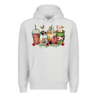 Dove Grey faith coffee cups Premium Hoodie - Zillion Design Studio