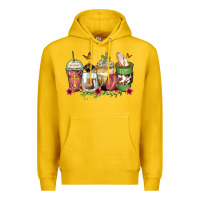 Lemon faith coffee cups Premium Hoodie - Zillion Design Studio