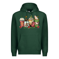Sports Green faith coffee cups Premium Hoodie - Zillion Design Studio