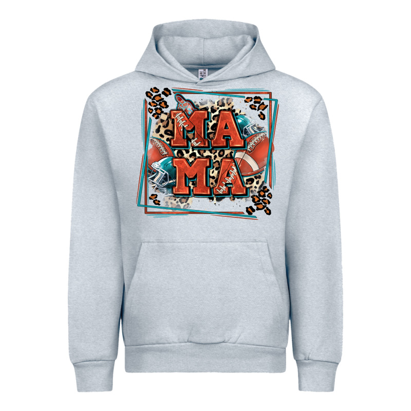 American Football Mama With Leopard Urban Hoodie by Zillion Design Studio | Teevron
