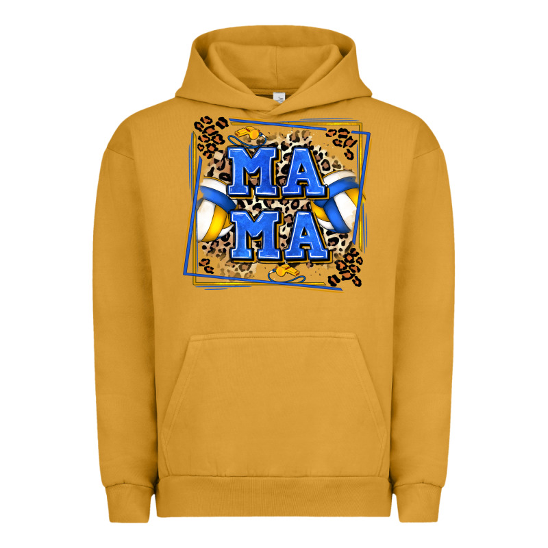 Volleyball Mama With Leopard Urban Hoodie by Zillion Design Studio | Teevron