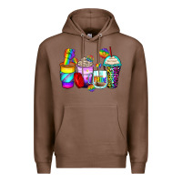 Chestnut pride coffee cups Premium Hoodie - Zillion Design Studio