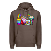 Coffee pride coffee cups Premium Hoodie - Zillion Design Studio
