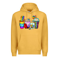 Mustard pride coffee cups Premium Hoodie - Zillion Design Studio