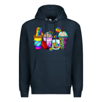 Navy pride coffee cups Premium Hoodie - Zillion Design Studio