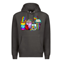 Smoke pride coffee cups Premium Hoodie - Zillion Design Studio
