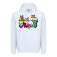 White pride coffee cups Premium Hoodie - Zillion Design Studio