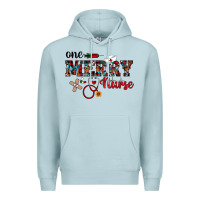 Blue Mist one merry nurse western Premium Hoodie - RanaPortraitStore
