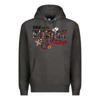 Charcoal Heather one merry nurse western Premium Hoodie - RanaPortraitStore