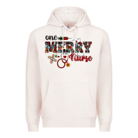 Pale Pink one merry nurse western Premium Hoodie - RanaPortraitStore