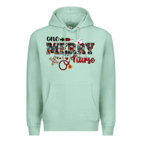 Seafoam one merry nurse western Premium Hoodie - RanaPortraitStore