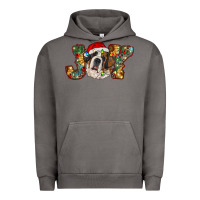 Pigment Tornado Saint Bernard Christmas joy, Urban Hoodie - RanaPortraitStore