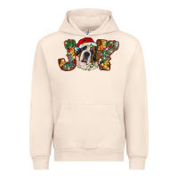 Sandshell Saint Bernard Christmas joy, Urban Hoodie - RanaPortraitStore