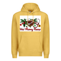 Antique Gold one merry nurse Premium Hoodie - RanaPortraitStore