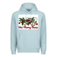 Blue Mist one merry nurse Premium Hoodie - RanaPortraitStore