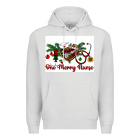 Dove Grey one merry nurse Premium Hoodie - RanaPortraitStore