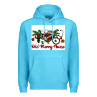 Ocean Blue one merry nurse Premium Hoodie - RanaPortraitStore
