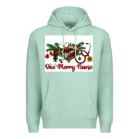 Seafoam one merry nurse Premium Hoodie - RanaPortraitStore