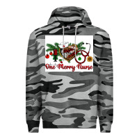 Slate Camo one merry nurse Premium Hoodie - RanaPortraitStore