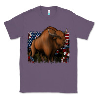 Lavender American Bison Classic Tee - Jasminsmagicworld