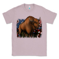 Lilac American Bison Classic Tee - Jasminsmagicworld
