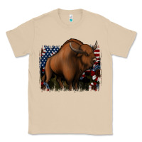 Mushroom American Bison Classic Tee - Jasminsmagicworld