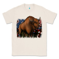 Natural American Bison Classic Tee - Jasminsmagicworld