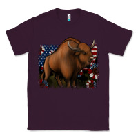 Plum American Bison Classic Tee - Jasminsmagicworld
