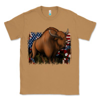 Toasted Coconut American Bison Classic Tee - Jasminsmagicworld