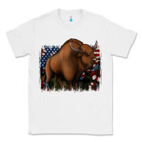 White American Bison Classic Tee - Jasminsmagicworld