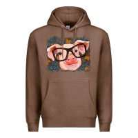Chestnut Fall Autumn Pig Premium Hoodie - RanaPortraitStore
