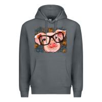 Rock Fall Autumn Pig Premium Hoodie - RanaPortraitStore