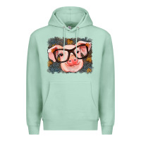 Seafoam Fall Autumn Pig Premium Hoodie - RanaPortraitStore