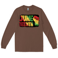 Chestnut juneteenth Long Sleeve Tee - BarkalooDesign