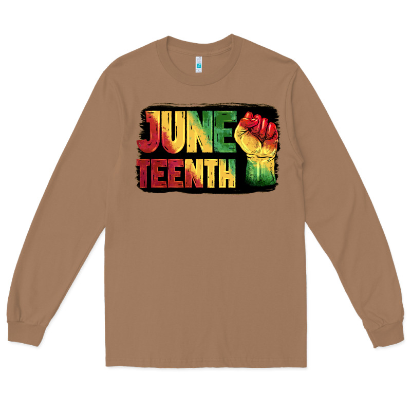 Juneteenth Long Sleeve Tee by BarkalooDesign | Teevron