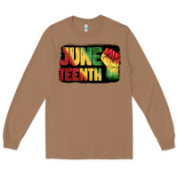 Toasted Coconut juneteenth Long Sleeve Tee - BarkalooDesign