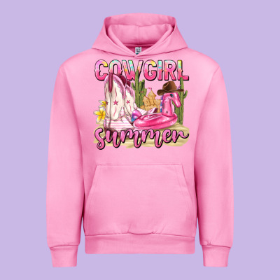 Cowgirl Summer Urban Hoodie Designed By Texasbilliewilder