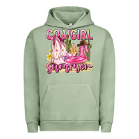 Pigment Oil Green cowgirl summer Urban Hoodie - texasbilliewilder