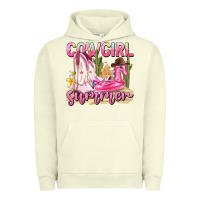 Pigment Pistachio cowgirl summer Urban Hoodie - texasbilliewilder