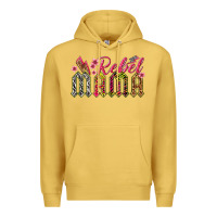 Antique Gold rebel mama Premium Hoodie - texasbilliewilder