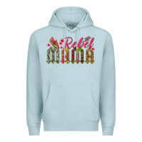 Blue Mist rebel mama Premium Hoodie - texasbilliewilder
