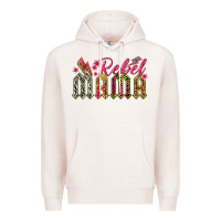 Pale Pink rebel mama Premium Hoodie - texasbilliewilder