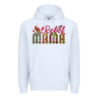 White rebel mama Premium Hoodie - texasbilliewilder