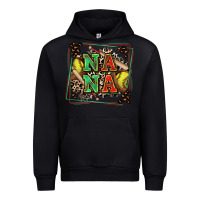 Black softball nana with leopard Urban Hoodie - Zillion Design Studio