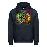Navy softball nana with leopard Urban Hoodie - Zillion Design Studio